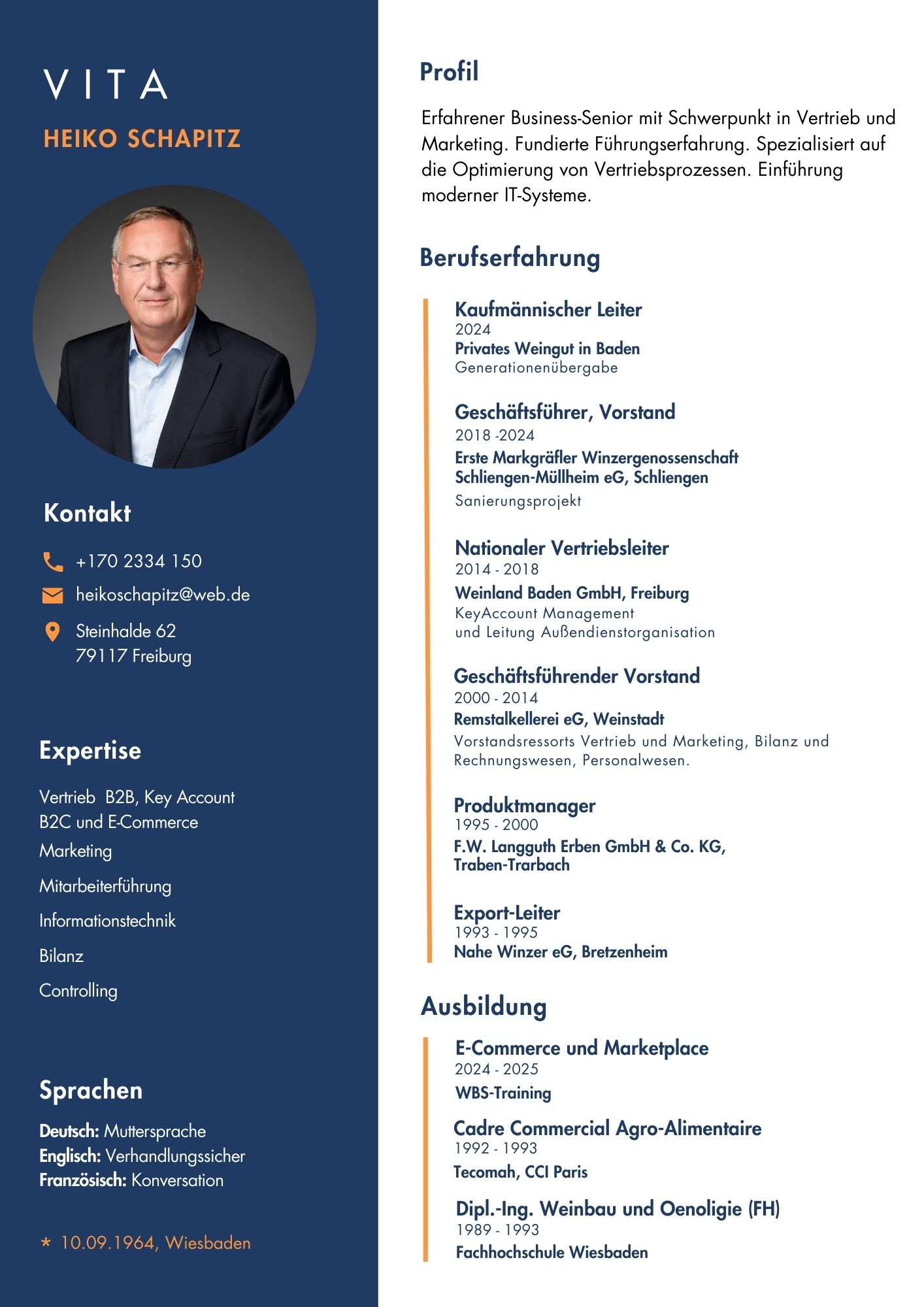 Heiko Schapitz vita 2025